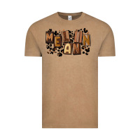 Vintage Coffee melanin with leopard Vintage Tee - CowGirlArtShop