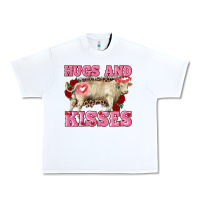 White hugs and kisses charolais bull Urban Heavy Tee - RanaPortraitStore