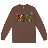 Chestnut merry christmas Long Sleeve Tee - OliviaCreatesArt