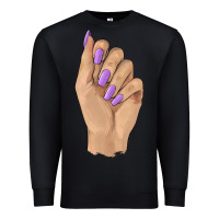 Black nail Premium Sweatshirt - BarkalooDesign