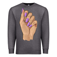 Charcoal Heather nail Premium Sweatshirt - BarkalooDesign