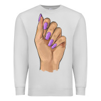 Dove Grey nail Premium Sweatshirt - BarkalooDesign