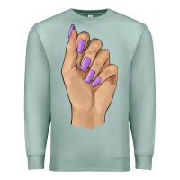 Seafoam nail Premium Sweatshirt - BarkalooDesign