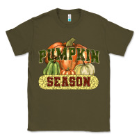 Army Green Pumpkin season Classic Tee - NancyCooperArtShop