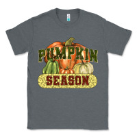 Charcoal Heather Pumpkin season Classic Tee - NancyCooperArtShop