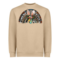 Mushroom easter rainbow Heavyweight Sweatshirt - CowhideDigitalArt