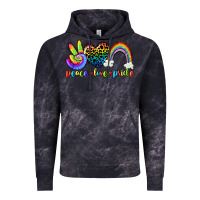 Cloud Black Peace love pride Vintage Hoodie - CowGirlArtShop