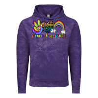Cloud Purple Peace love pride Vintage Hoodie - CowGirlArtShop