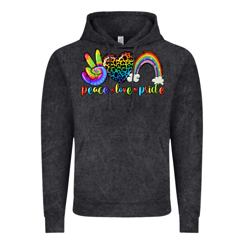 Peace Love Pride Vintage Hoodie by CowGirlArtShop | Teevron
