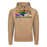 Vintage Coffee Peace love pride Vintage Hoodie - CowGirlArtShop