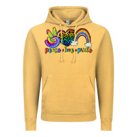 Vintage Mustard Peace love pride Vintage Hoodie - CowGirlArtShop