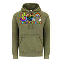 Vintage Olive Peace love pride Vintage Hoodie - CowGirlArtShop