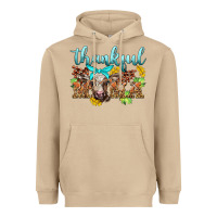 Mushroom thankful mama cow Heavyweight Hoodie - BarkalooDesign