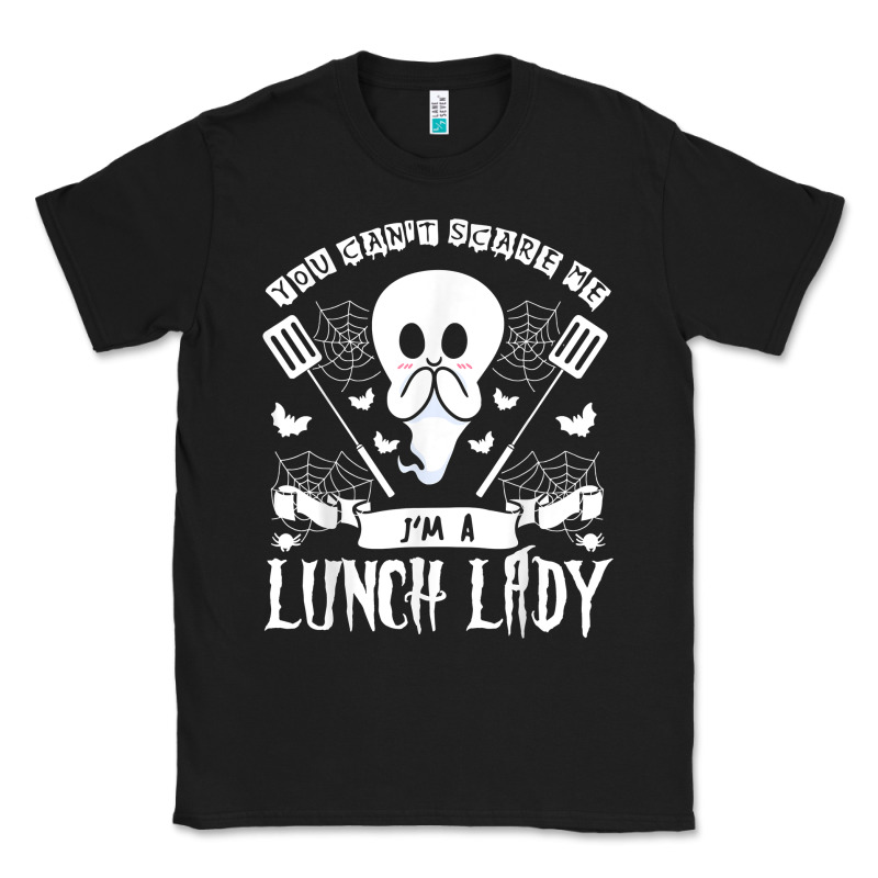 Lunch Lady Halloween Ghost Cafeteria Worker All Hallows' Eve T Shirt Classic Tee by trangStudio | Teevron
