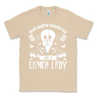 Mushroom lunch lady halloween ghost cafeteria worker all hallows' eve t shirt Classic Tee - trangStudio