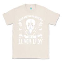 Natural lunch lady halloween ghost cafeteria worker all hallows' eve t shirt Classic Tee - trangStudio
