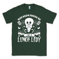 Sports Green lunch lady halloween ghost cafeteria worker all hallows' eve t shirt Classic Tee - trangStudio