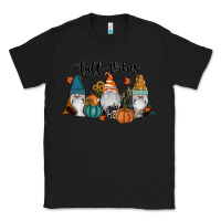 Black Fall Vibes Gnomes Classic Tee - RanaPortraitStore
