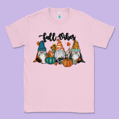 Fall Vibes Gnomes Classic Tee Designed By Ranaportraitstore