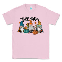Bubblegum Pink Fall Vibes Gnomes Classic Tee - RanaPortraitStore