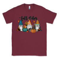 Burgundy Fall Vibes Gnomes Classic Tee - RanaPortraitStore