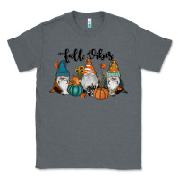 Charcoal Heather Fall Vibes Gnomes Classic Tee - RanaPortraitStore