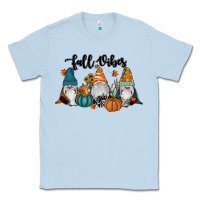 Dusty Blue Fall Vibes Gnomes Classic Tee - RanaPortraitStore