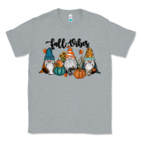 Heather Grey Fall Vibes Gnomes Classic Tee - RanaPortraitStore