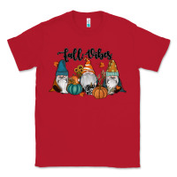 Red Fall Vibes Gnomes Classic Tee - RanaPortraitStore