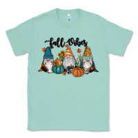 Seafoam Fall Vibes Gnomes Classic Tee - RanaPortraitStore