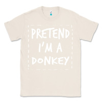 Natural pretend i m a donkey halloween costume Classic Tee - trangStudio
