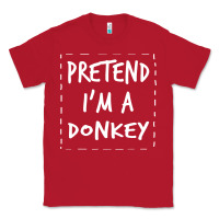 Red pretend i m a donkey halloween costume Classic Tee - trangStudio