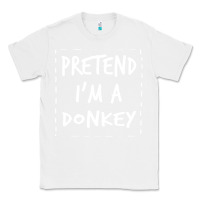 White pretend i m a donkey halloween costume Classic Tee - trangStudio