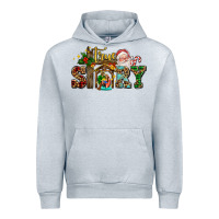 Heather Grey true story jesus and mary wıth santa Urban Hoodie - AdoDesignShop