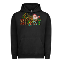 Pigment Black true story jesus and mary wıth santa Urban Hoodie - AdoDesignShop