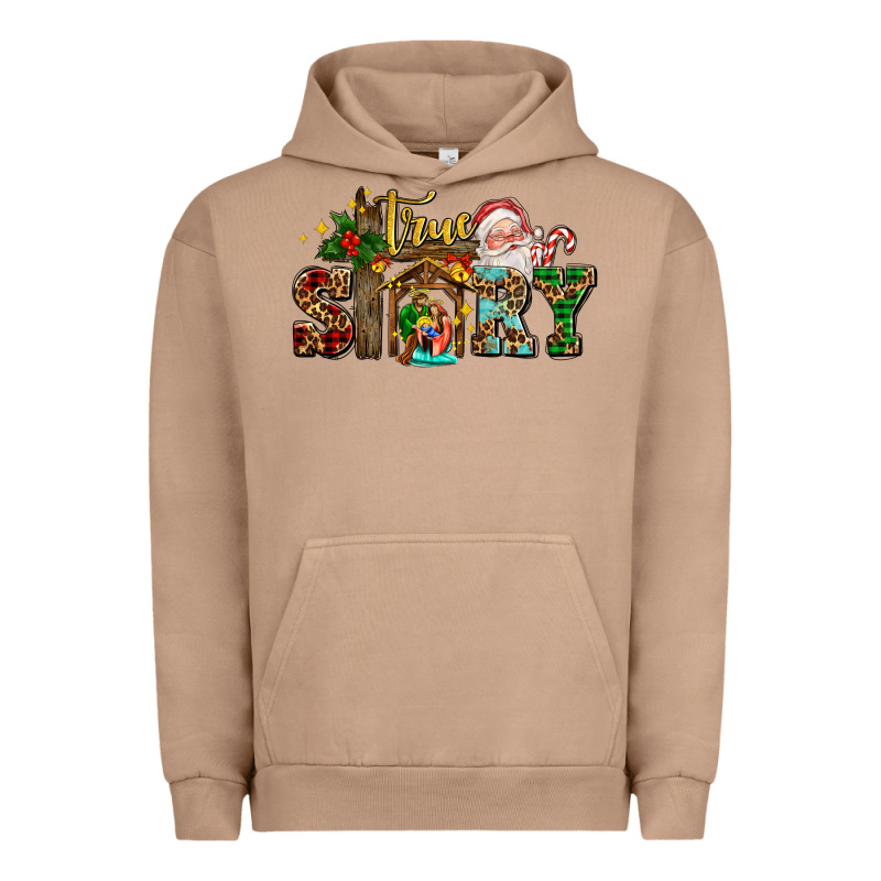 True Story Jesus And Mary Wıth Santa Urban Hoodie by AdoDesignShop | Teevron