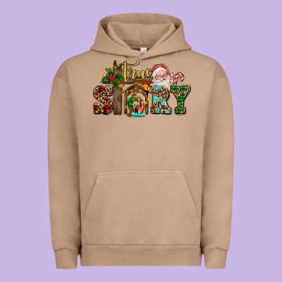 True Story Jesus And Mary Wıth Santa Urban Hoodie Designed By Adodesignshop