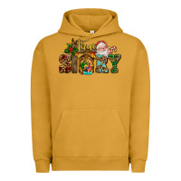 Pigment Peanut Butter true story jesus and mary wıth santa Urban Hoodie - AdoDesignShop