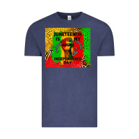 Vintage Denim juneteenth is my independence day Vintage Tee - CowGirlArtShop