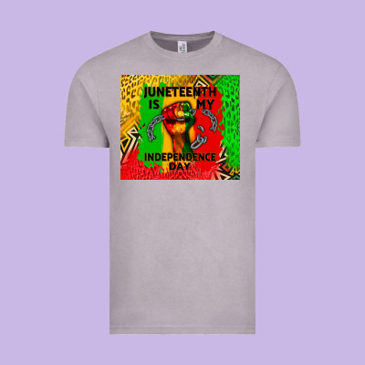 Juneteenth Is My Independence Day Vintage Tee Designed By Cowgirlartshop