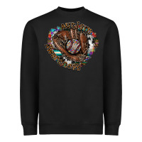 Black Autism Awareness Baseball Heavyweight Sweatshirt - CowhideDigitalArt