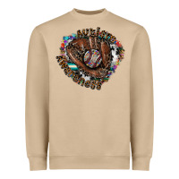 Mushroom Autism Awareness Baseball Heavyweight Sweatshirt - CowhideDigitalArt
