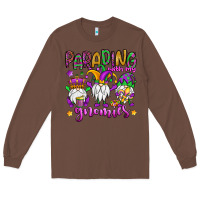 Chestnut parading with my gnomies Long Sleeve Tee - OliviaCreatesArt