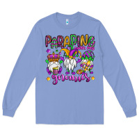 Colony Blue parading with my gnomies Long Sleeve Tee - OliviaCreatesArt