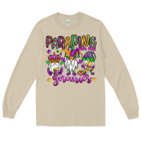Mushroom parading with my gnomies Long Sleeve Tee - OliviaCreatesArt
