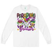 White parading with my gnomies Long Sleeve Tee - OliviaCreatesArt