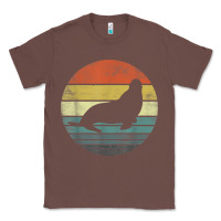 Chestnut Seal Lover Gifts Retro Vintage Sea Lion Animal Silhouette Classic Tee - trangStudio
