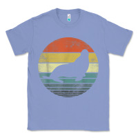 Colony Blue Seal Lover Gifts Retro Vintage Sea Lion Animal Silhouette Classic Tee - trangStudio