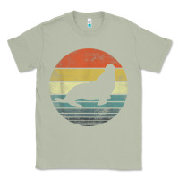 Matcha Seal Lover Gifts Retro Vintage Sea Lion Animal Silhouette Classic Tee - trangStudio