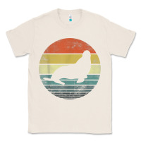 Natural Seal Lover Gifts Retro Vintage Sea Lion Animal Silhouette Classic Tee - trangStudio